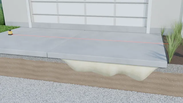 3D render of a sealant bead laid along the garage joint